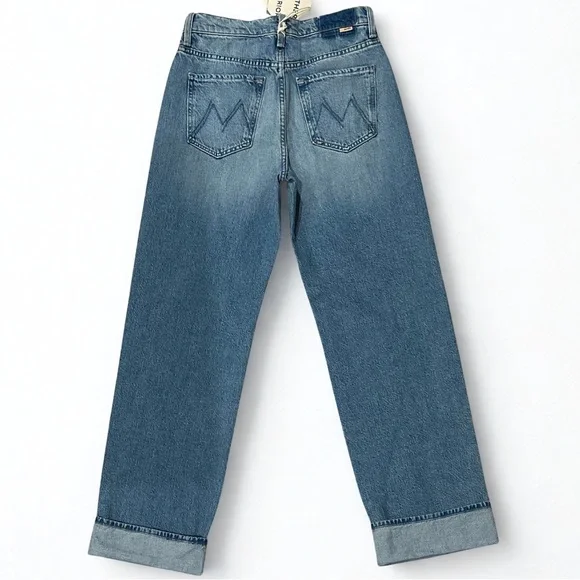 MOTHER The Dodger Cuff Jeans Size 25 in Leap of Faith NWT - Picture 7 of 16